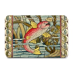 Fish Underwater Cubism Mosaic Plate Mats by Celenk