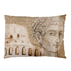 Colosseum Rome Caesar Background Pillow Case (two Sides)