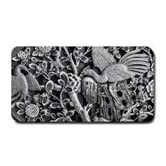 Black And White Pattern Texture Medium Bar Mats