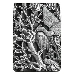 Black And White Pattern Texture Flap Covers (l)  by Celenk