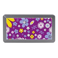Floral Flowers Memory Card Reader (mini) by Celenk