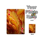 Flowers Leaves Leaf Floral Summer Playing Cards 54 (Mini)  Front - Heart3