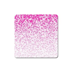 Halftone Dot Background Pattern Square Magnet by Celenk