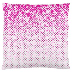 Halftone Dot Background Pattern Large Flano Cushion Case (one Side) by Celenk