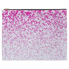 Halftone Dot Background Pattern Cosmetic Bag (xxxl)  by Celenk