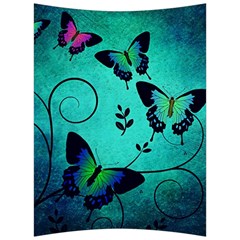 Texture Butterflies Background Back Support Cushion by Celenk