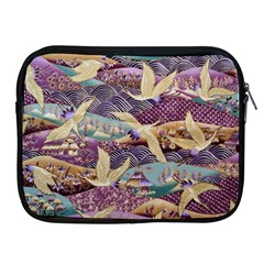 Textile Fabric Cloth Pattern Apple Ipad 2/3/4 Zipper Cases by Celenk