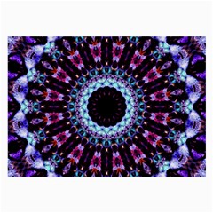 Kaleidoscope Shape Abstract Design Large Glasses Cloth (2-side) by Celenk