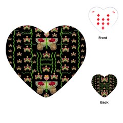 Roses In The Soft Hands Makes A Smile Pop Art Playing Cards (heart)  by pepitasart