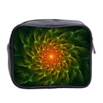 Beautiful Orange-Green Desert Cactus Fractalspiral Mini Toiletries Bag 2-Side Back