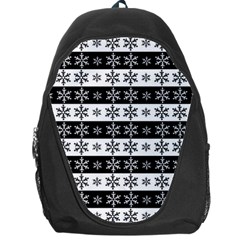 Snowflakes - Christmas Pattern Backpack Bag by Valentinaart