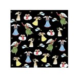Christmas angels  Small Satin Scarf (Square) Front