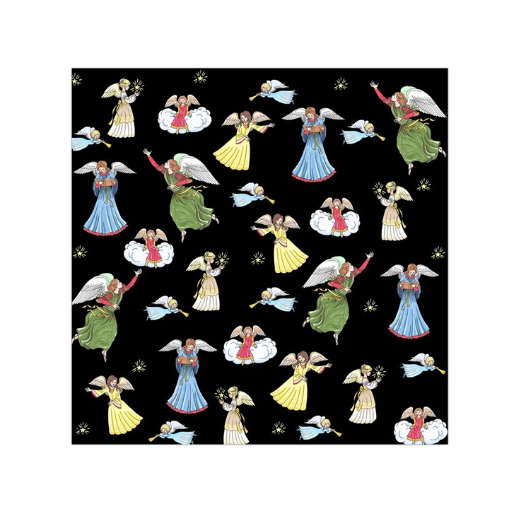 Christmas angels  Small Satin Scarf (Square)