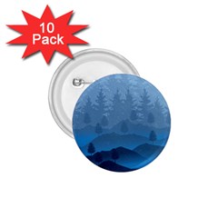 Blue Mountain 1 75  Buttons (10 Pack) by berwies