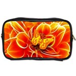 Arrangement Butterfly Aesthetics Orange Background Toiletries Bags Front