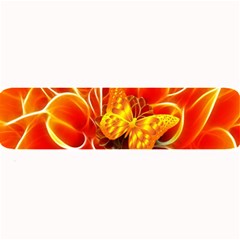 Arrangement Butterfly Aesthetics Orange Background Large Bar Mats by Celenk