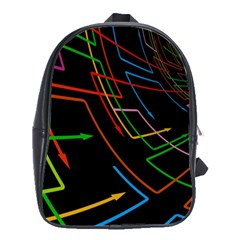 Arrows Direction Opposed To Next School Bag (Large)