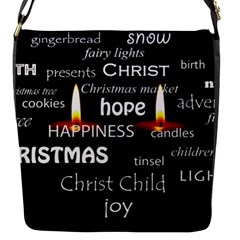 Candles Christmas Advent Light Flap Messenger Bag (s)