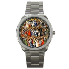 All Saints Christian Holy Faith Sport Metal Watch by Celenk