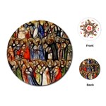 All Saints Christian Holy Faith Playing Cards (Round)  Front