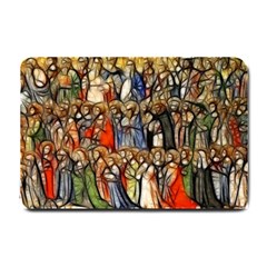 All Saints Christian Holy Faith Small Doormat  by Celenk