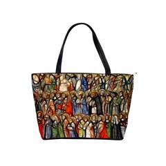 All Saints Christian Holy Faith Shoulder Handbags by Celenk