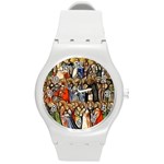 All Saints Christian Holy Faith Round Plastic Sport Watch (M) Front