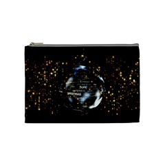 Christmas Star Ball Cosmetic Bag (medium)  by Celenk