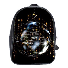 Christmas Star Ball School Bag (Large)