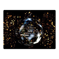 Christmas Star Ball Double Sided Flano Blanket (Mini) 