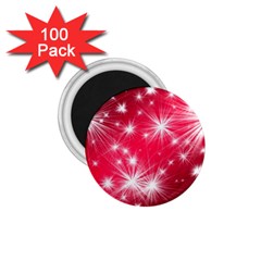 Christmas Star Advent Background 1 75  Magnets (100 Pack) 