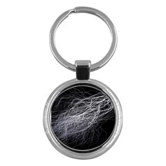 Flash Black Thunderstorm Key Chains (round)  by Celenk