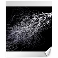 Flash Black Thunderstorm Canvas 16  X 20   by Celenk