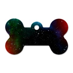 Galaxy Space Universe Astronautics Dog Tag Bone (one Side) by Celenk