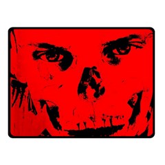 Halloween Face Horror Body Bone Fleece Blanket (small) by Celenk