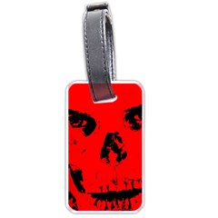 Halloween Face Horror Body Bone Luggage Tags (two Sides) by Celenk