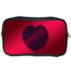 Heart Love Luck Abstract Toiletries Bags 2-side by Celenk