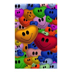 Heart Love Smile Smilie Shower Curtain 48  x 72  (Small) 