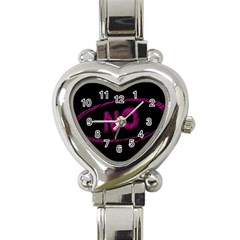 No Cancellation Rejection Heart Italian Charm Watch by Celenk