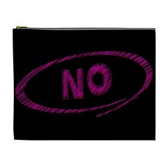 No Cancellation Rejection Cosmetic Bag (xl) by Celenk