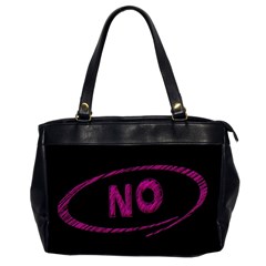 No Cancellation Rejection Office Handbags (2 Sides)  by Celenk