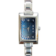 Data Computer Internet Online Rectangle Italian Charm Watch