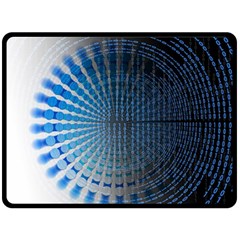 Data Computer Internet Online Fleece Blanket (Large) 