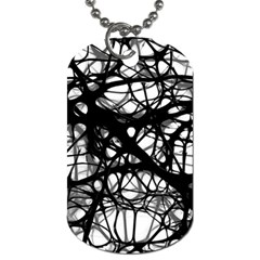 Neurons Brain Cells Brain Structure Dog Tag (two Sides) by Celenk