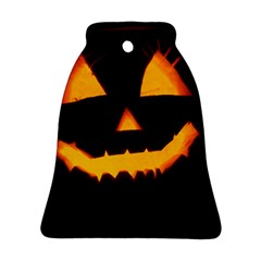 Pumpkin Helloween Face Autumn Bell Ornament (two Sides) by Celenk