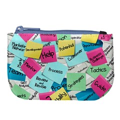 Stickies Post It List Business Large Coin Purse by Celenk