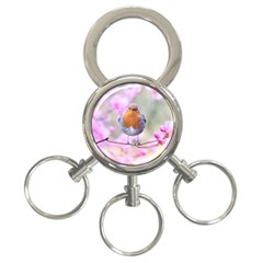 Spring Bird Bird Spring Robin 3-ring Key Chains by Celenk