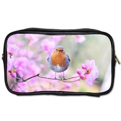 Spring Bird Bird Spring Robin Toiletries Bags 2-side by Celenk