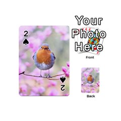 Spring Bird Bird Spring Robin Playing Cards 54 (mini)  by Celenk
