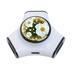 Summer Anemone Sylvestris 3-port Usb Hub by Celenk